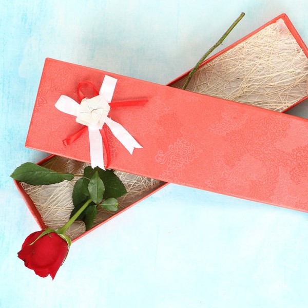 Red Rose in a gift box