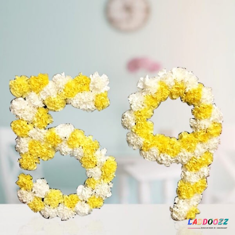Number Flower Arrangement 