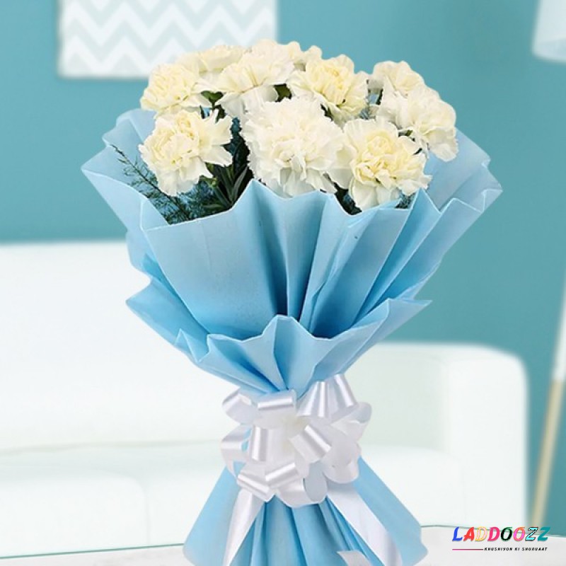 Peaceful White Carnation 