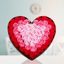 Red & Pink Roses Heart 